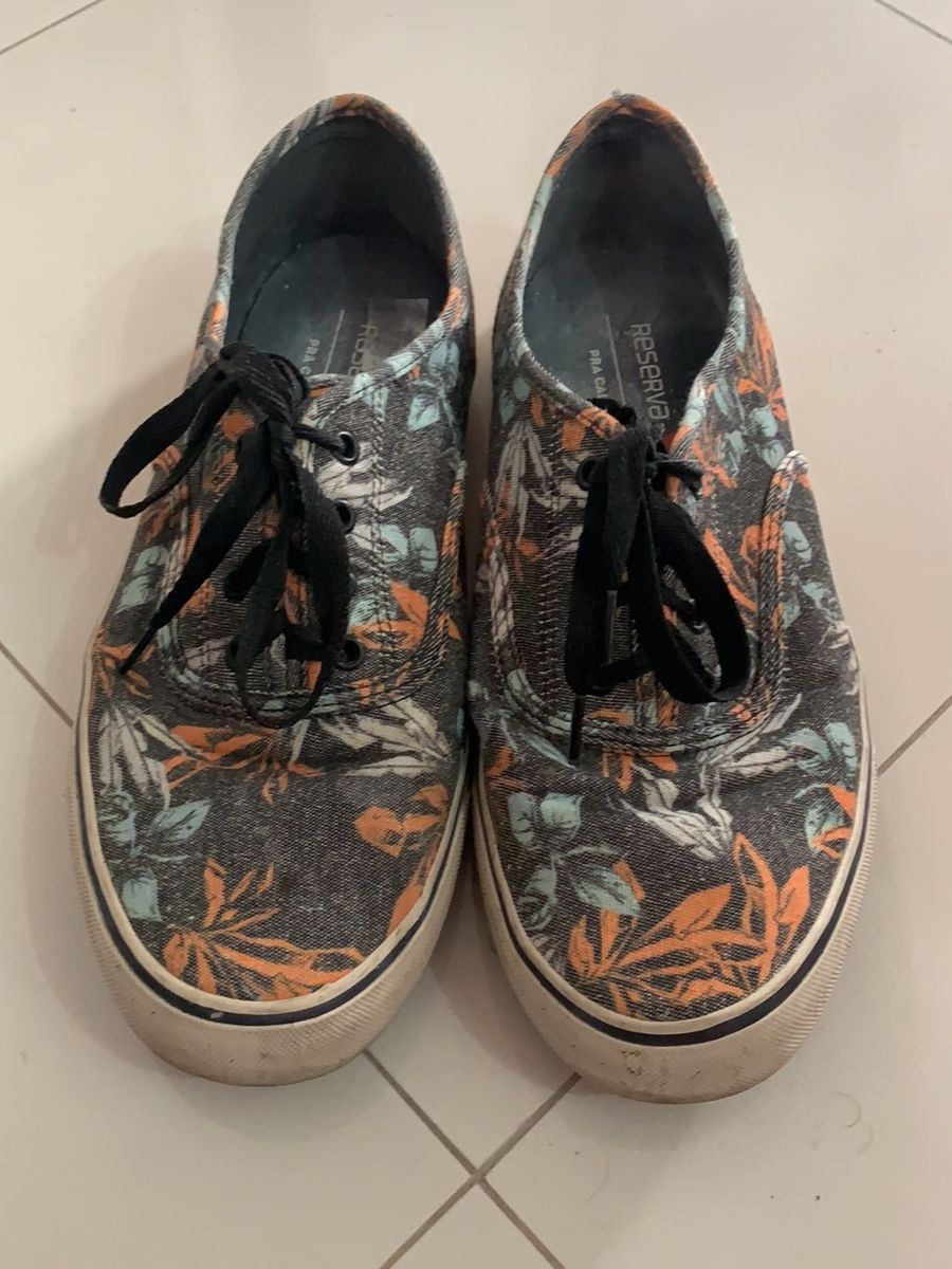 tenis florido masculino reserva