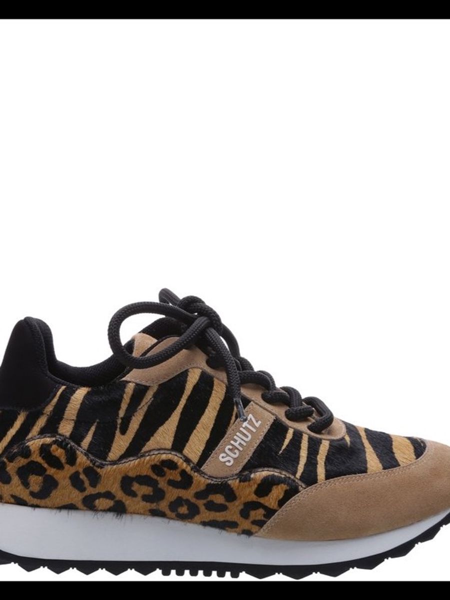 tenis animal print schutz