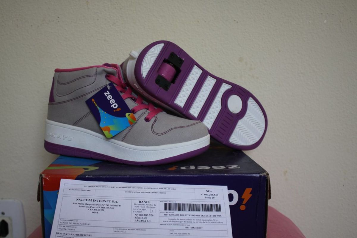 tenis com rodinha adulto