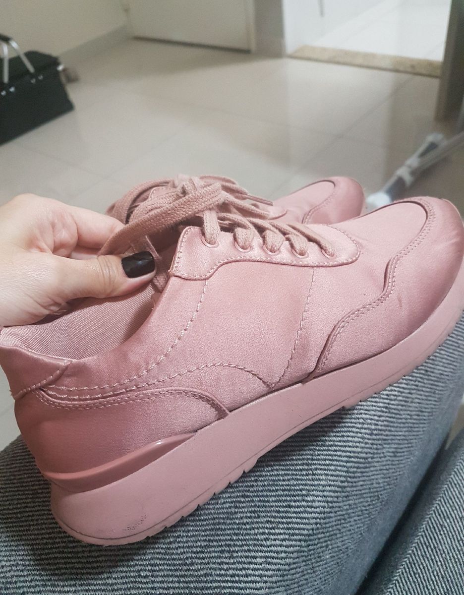 tenis arezzo rosa