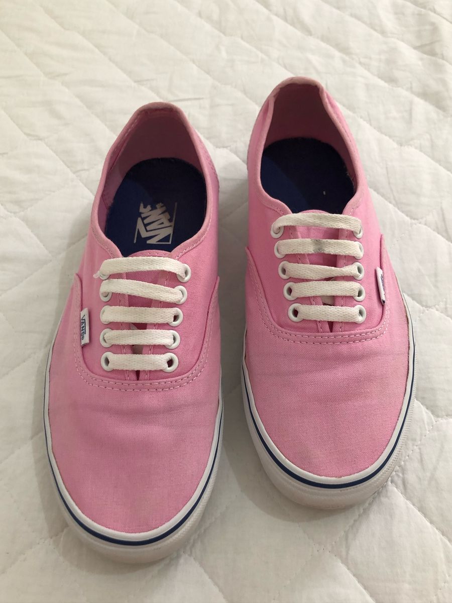 tenis vans feminino rosa bebe