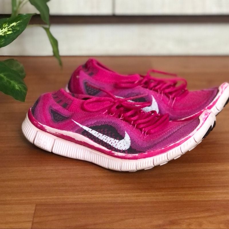 Nike free cheap flyknit rosas