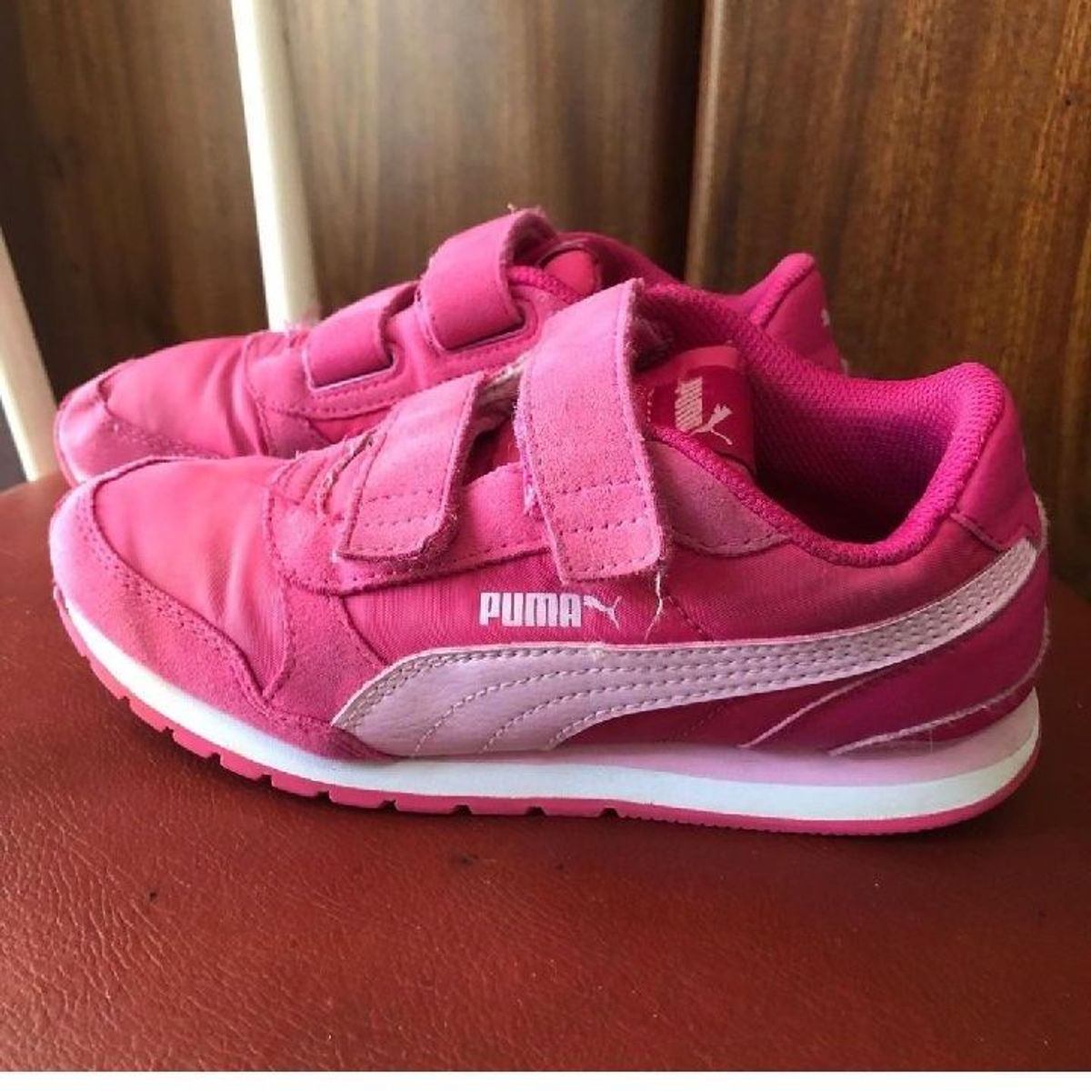 Tênis Rosa Puma | Calçado Infantil para Meninas Puma Usado 102669927 ...