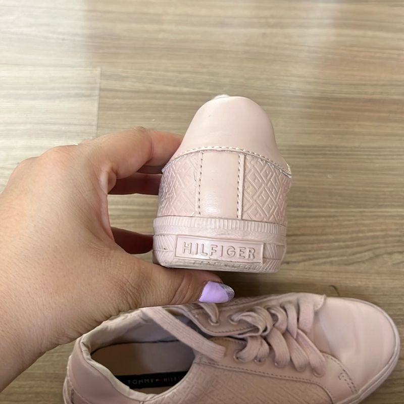 Tenis rosa tommy online hilfiger