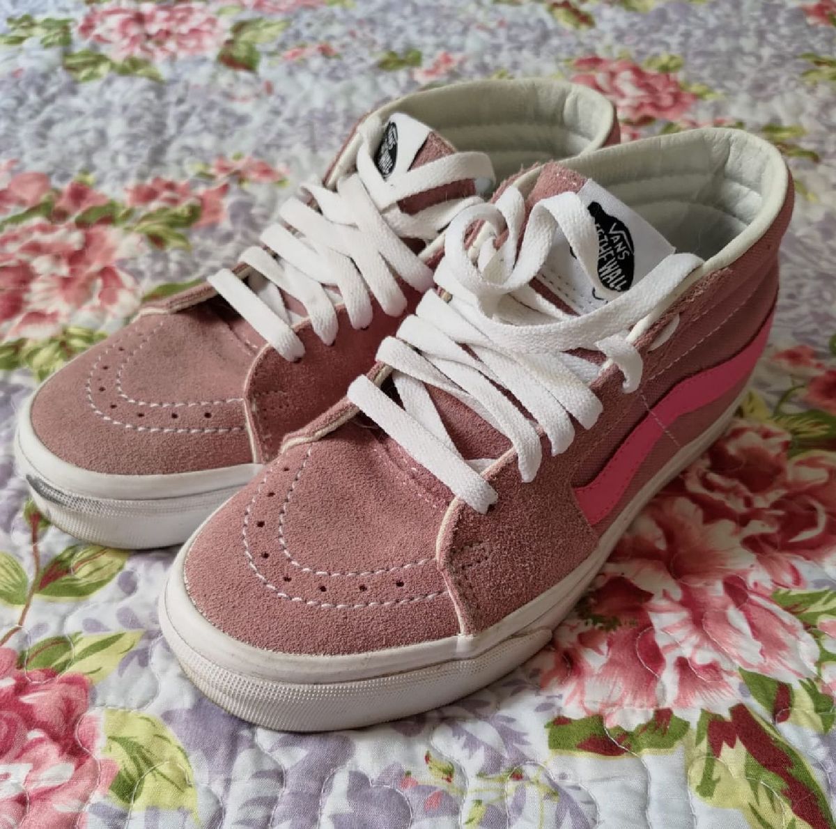 Tênis Rosa Vans | Tênis Feminino Vans Usado 81689501 | enjoei