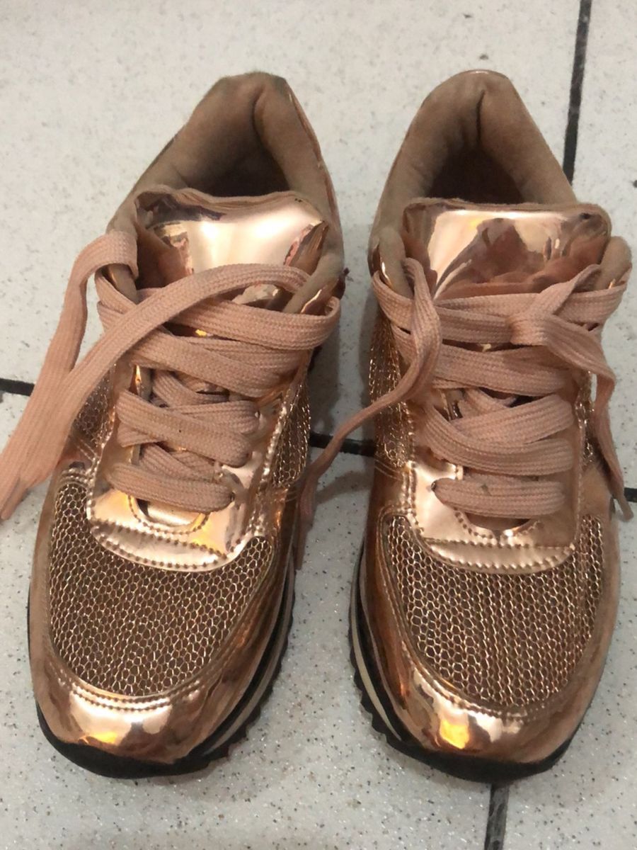 tenis vizzano rose metalico