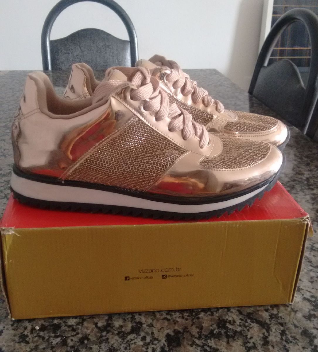 tenis vizzano rose gold