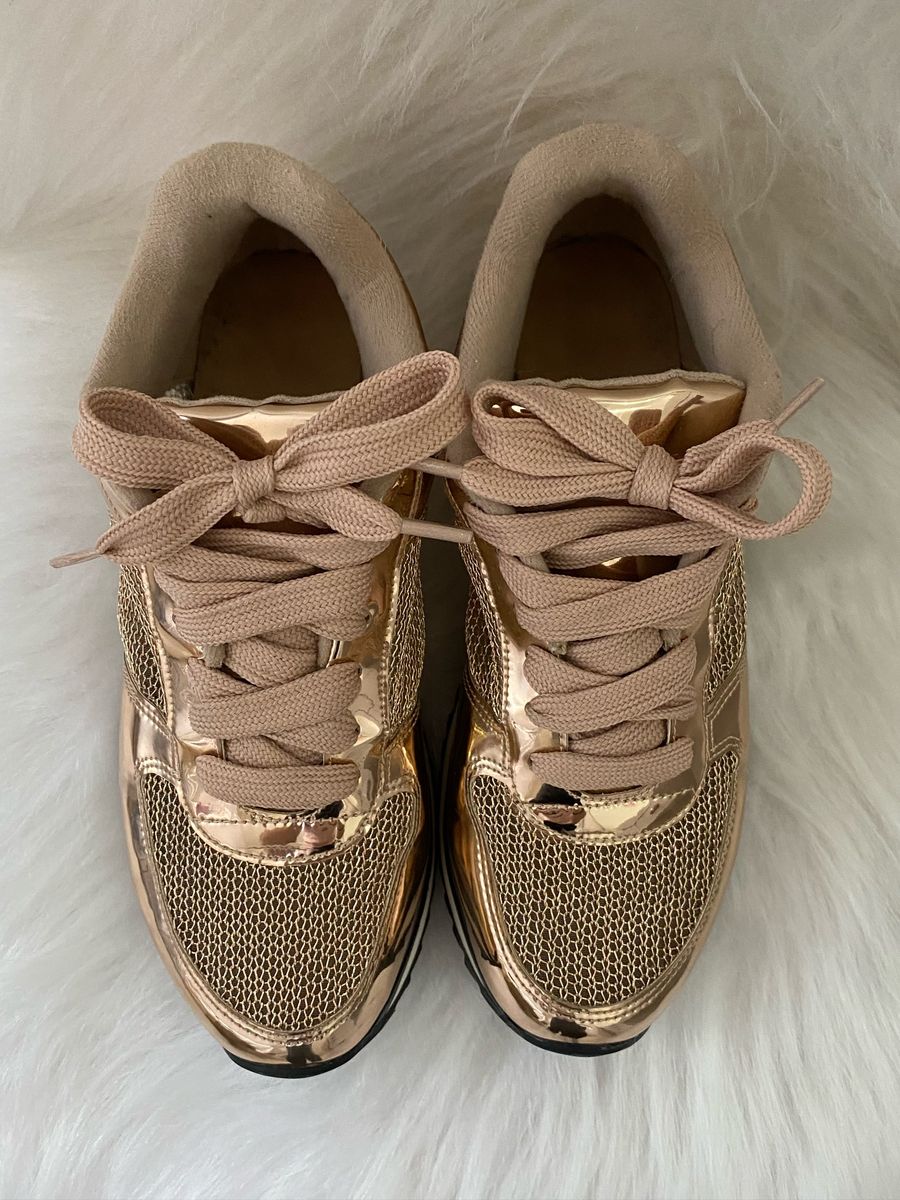 tenis vizzano rose metalico