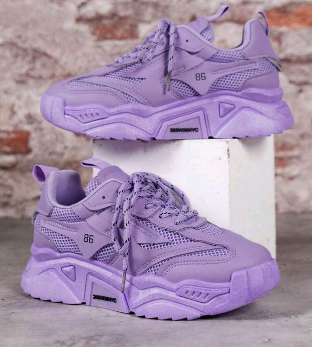 Tênis Roxo | Tênis Feminino Shein Nunca Usado 95736840 | enjoei
