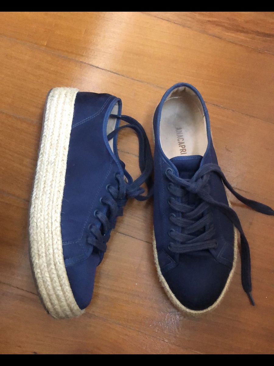 tenis anacapri azul marinho