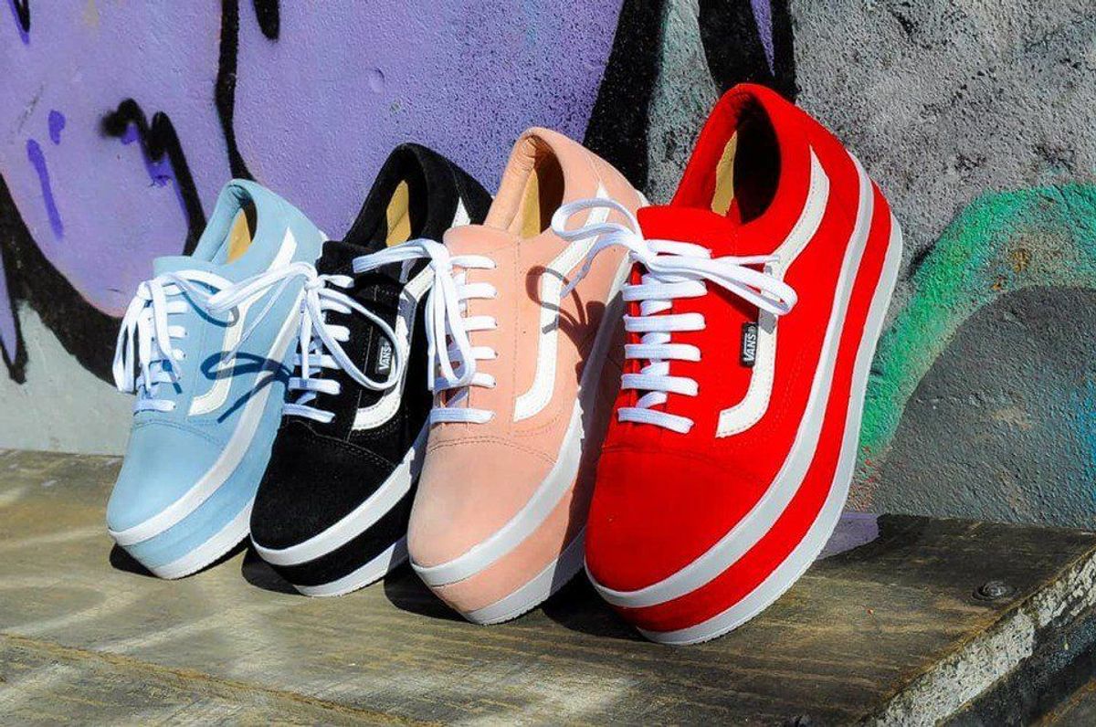 vans feminino de salto