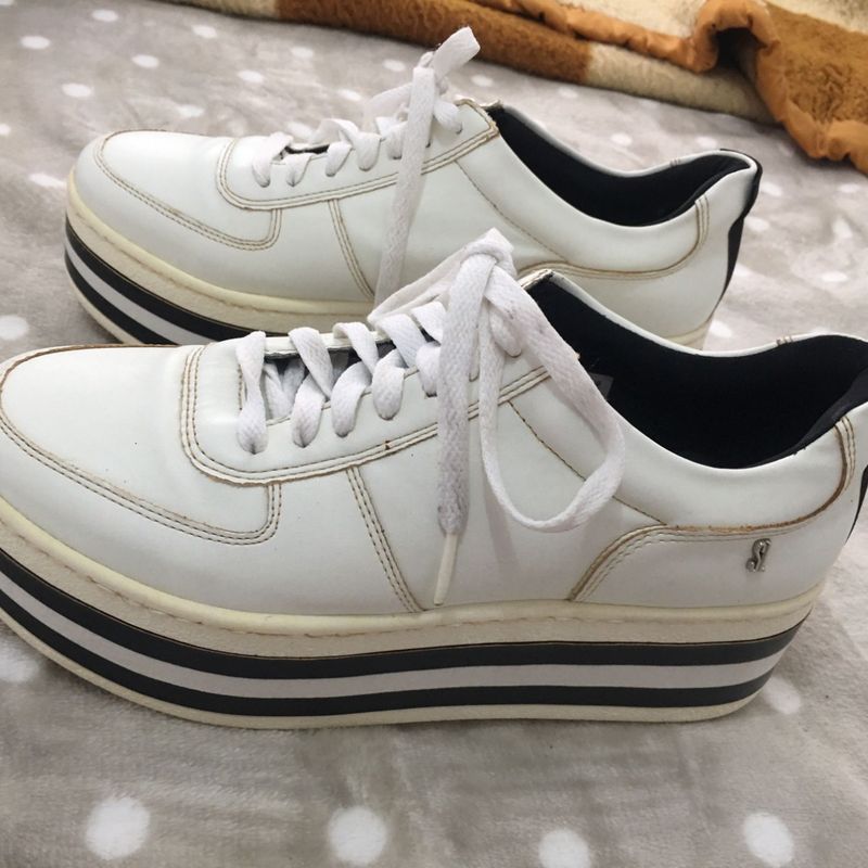 Tenis santa best sale lolla branco plataforma