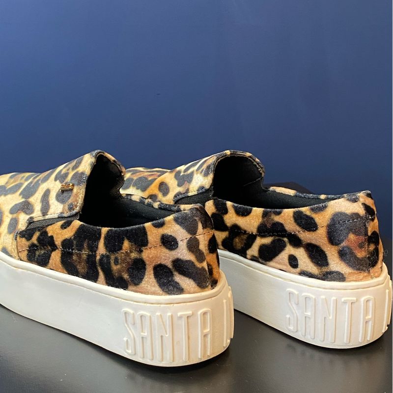 Tenis Oncinha Slip On Oncinha Santa Lolla Tênis Santa Lolla Slip