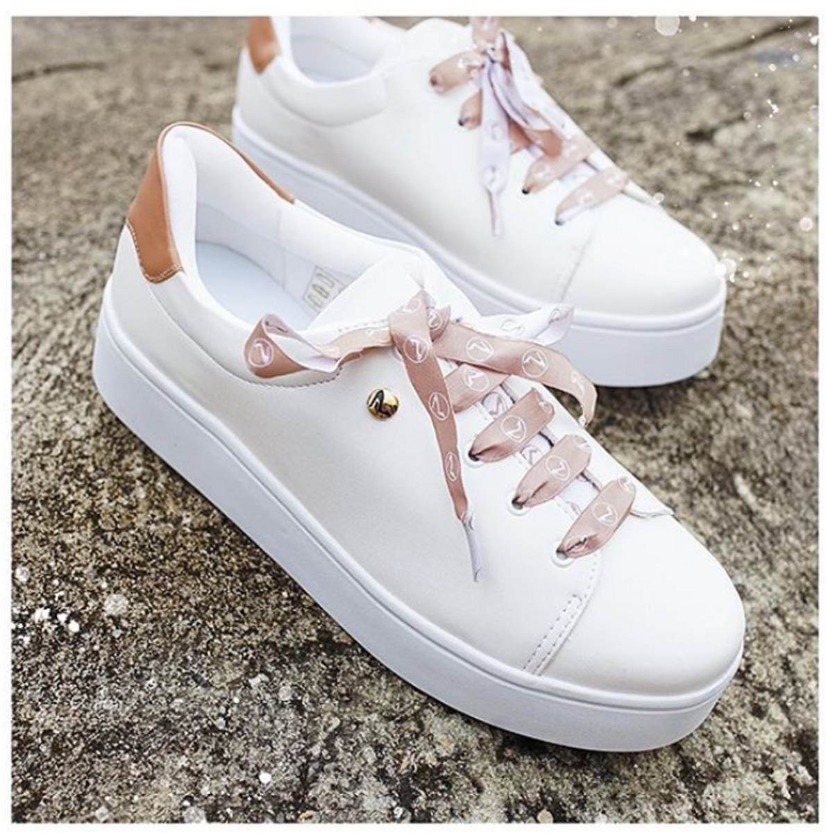 Sapatinho de sale luxo tenis branco