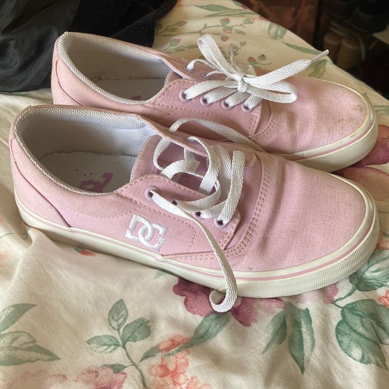 T nis Sapato Dc Shoes Rosa Bebe Super Confort vel T nis