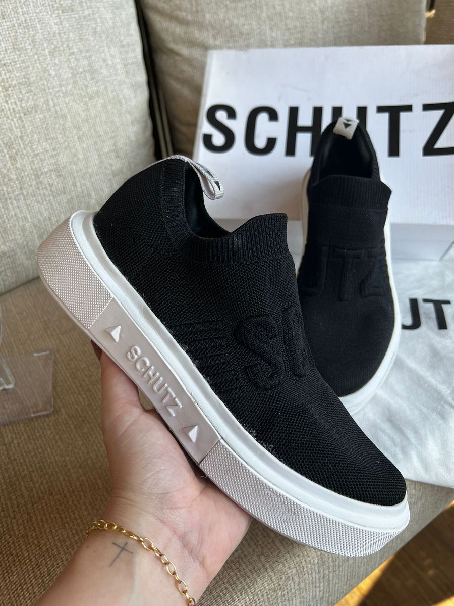 Tênis Schutz Knit Meia Preto Schutz Usado 107542885 enjoei