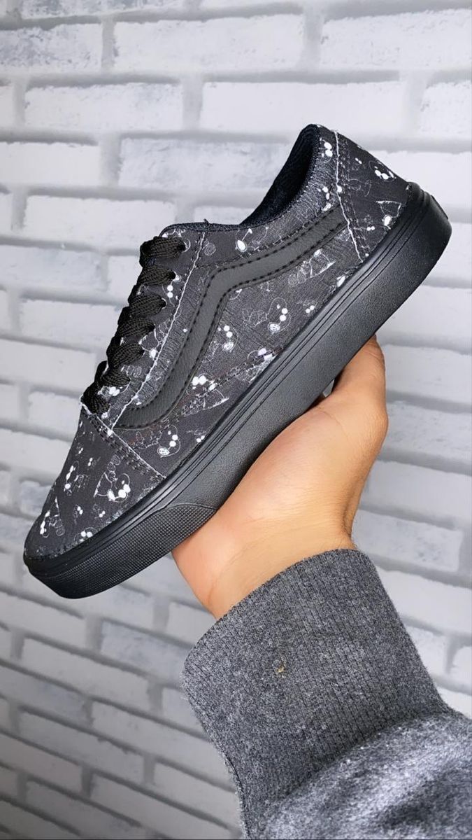 tenis vans snoopy preto