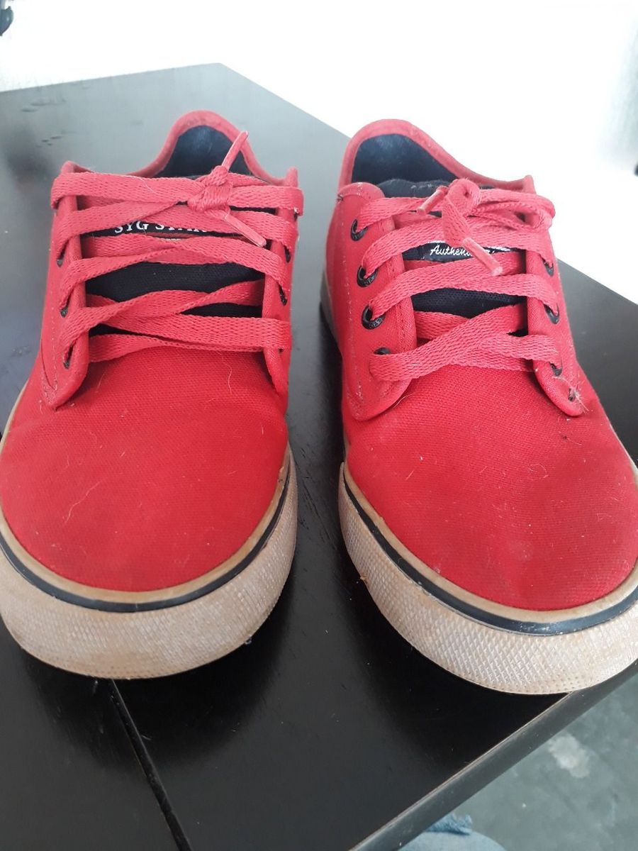 tenis skate vermelho