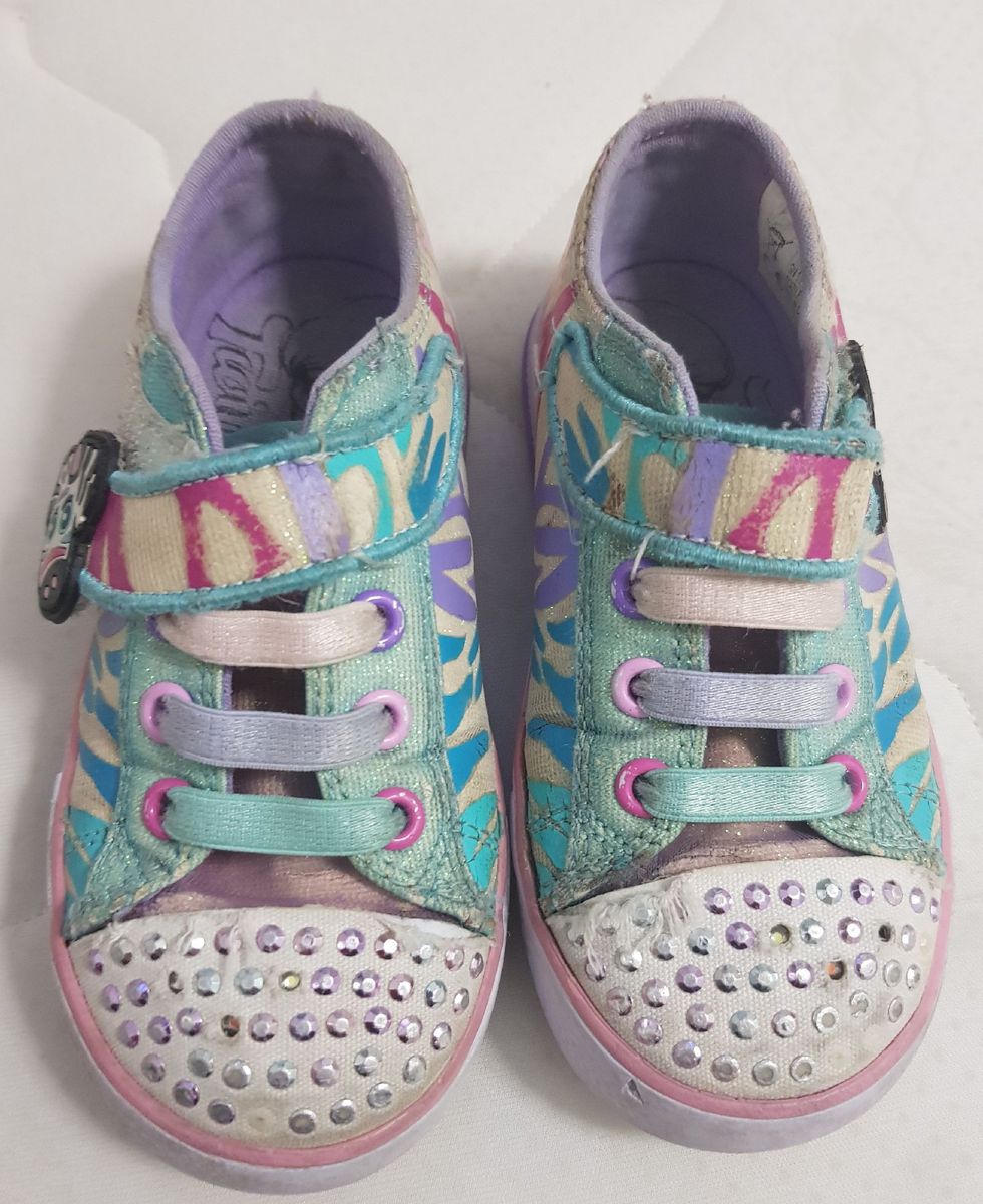tenis infantil skechers com luz