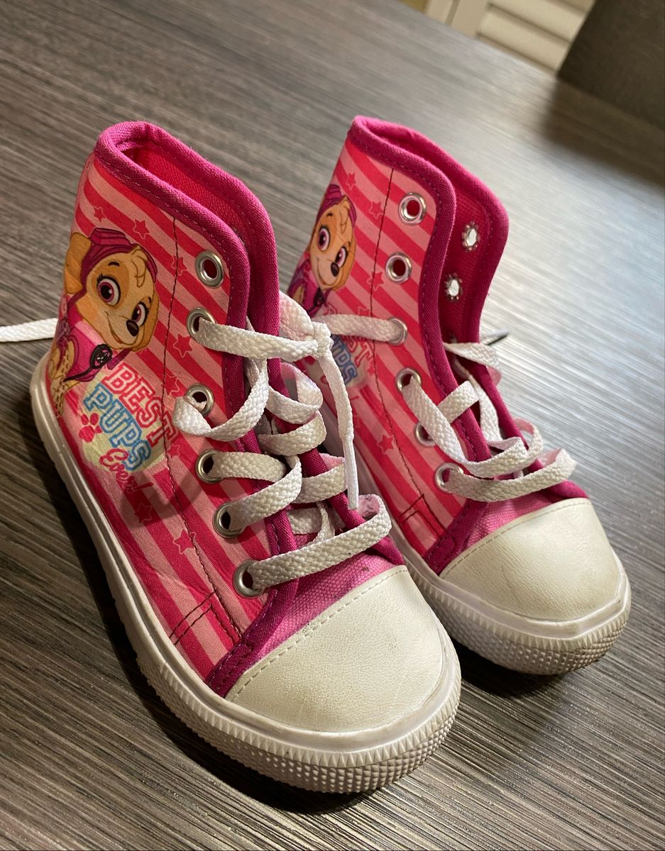 T nis Sky Patrulha Canina Cal ado Infantil para Meninas Riachuelo Usado 47870384 enjoei