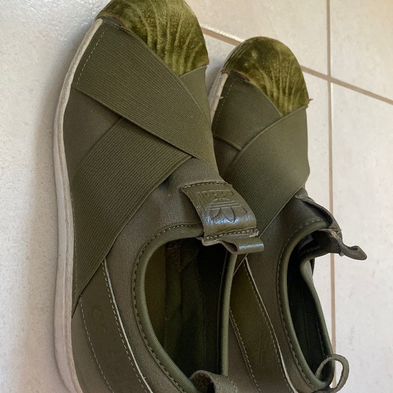 Superstar verde militar online