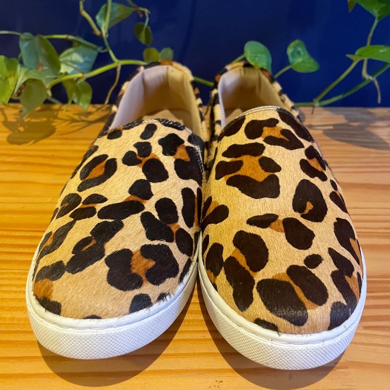 Slip on oncinha store anacapri