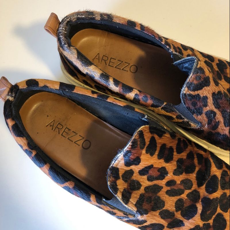 Slip on arezzo animal 2024 print