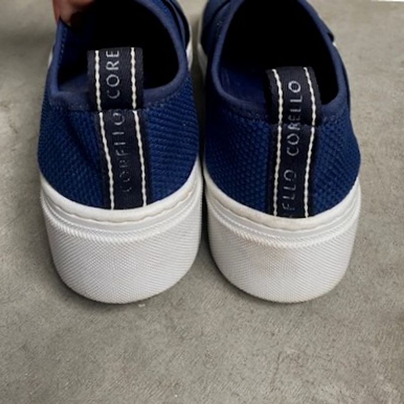 Tênis Slip On Azul Marinho Corello Tamanho 35 Corello Usado
