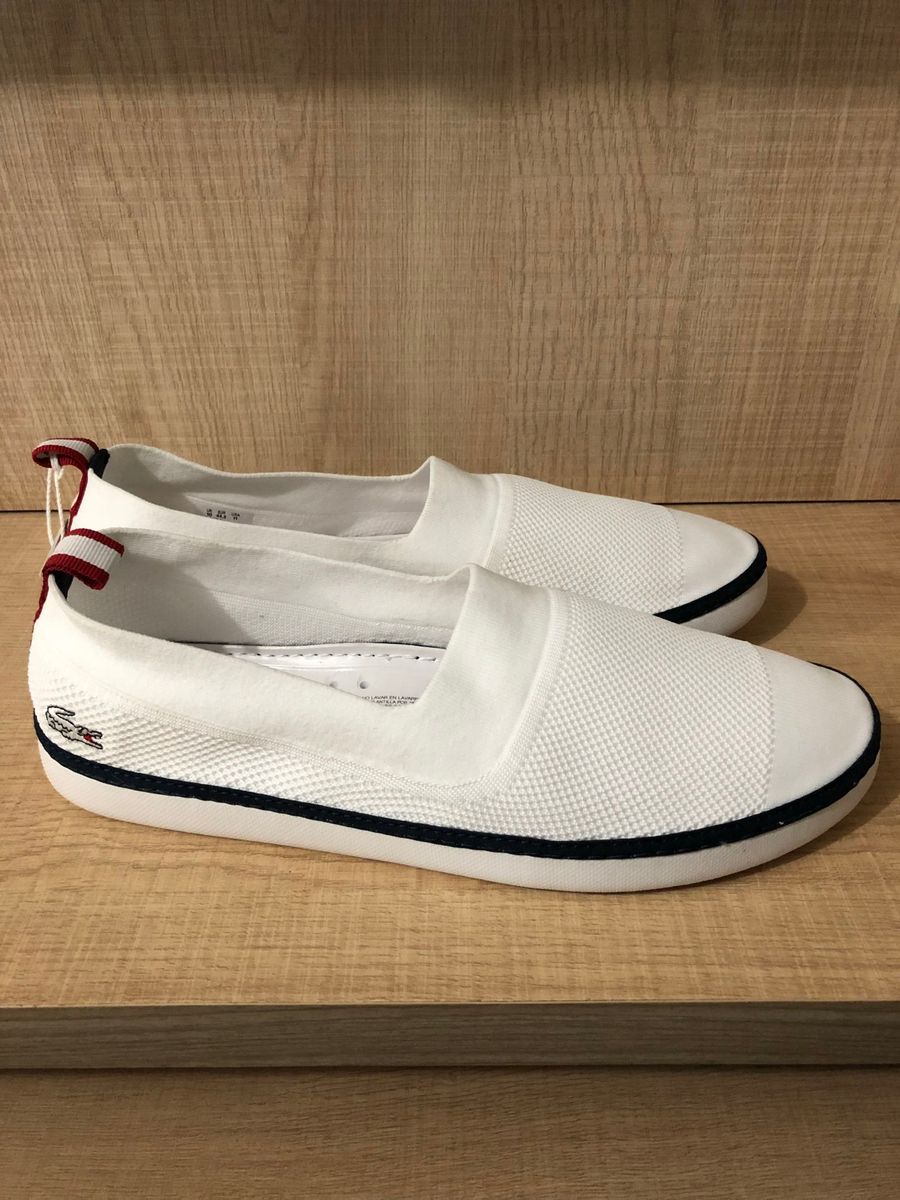 slip on lacoste masculino