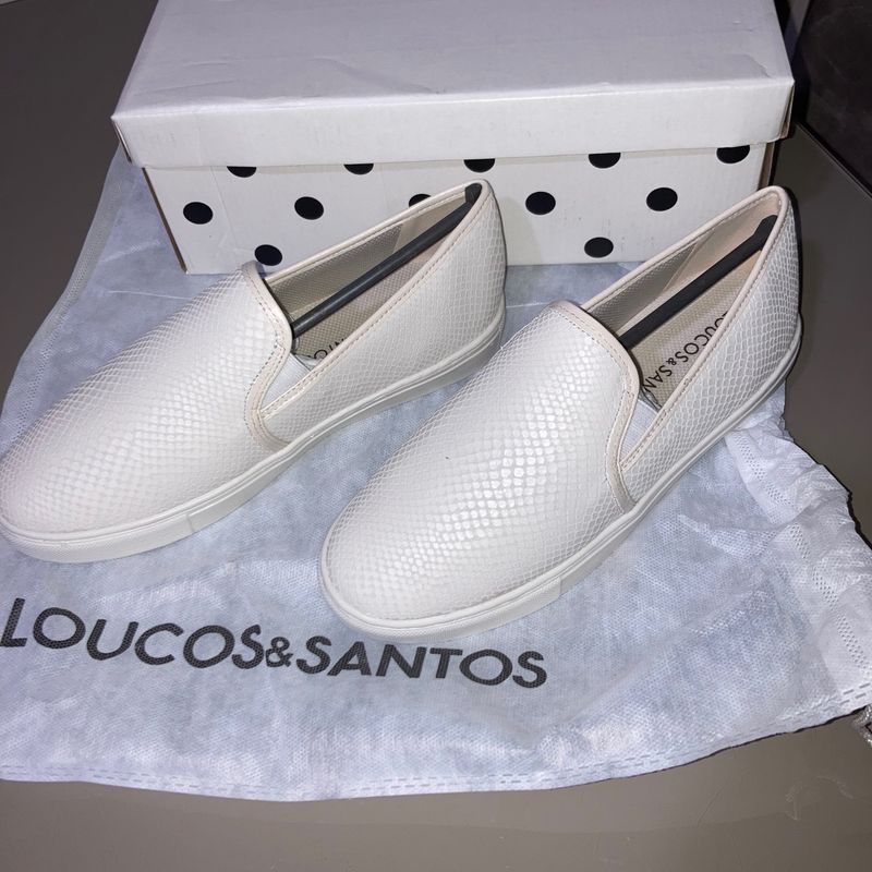 T nis Slip On Loucos e Santos Off White T nis Feminino Loucos E Santos Nunca Usado 88875917 enjoei