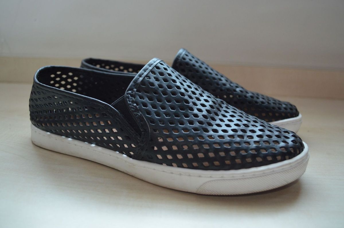 slip on arezzo preto