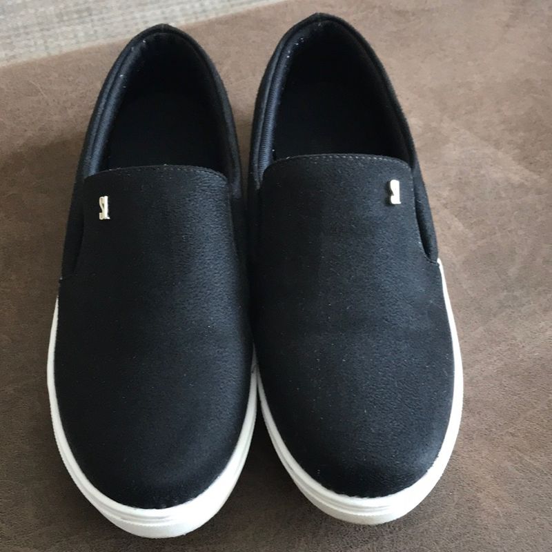 Tênis Slip On Preto Santa Lolla, Tênis Feminino Santa Lolla Usado 77338795