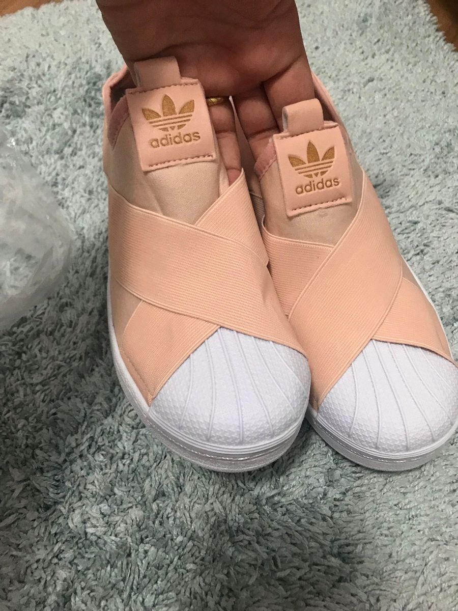 tenis adidas feminino slip on rosa