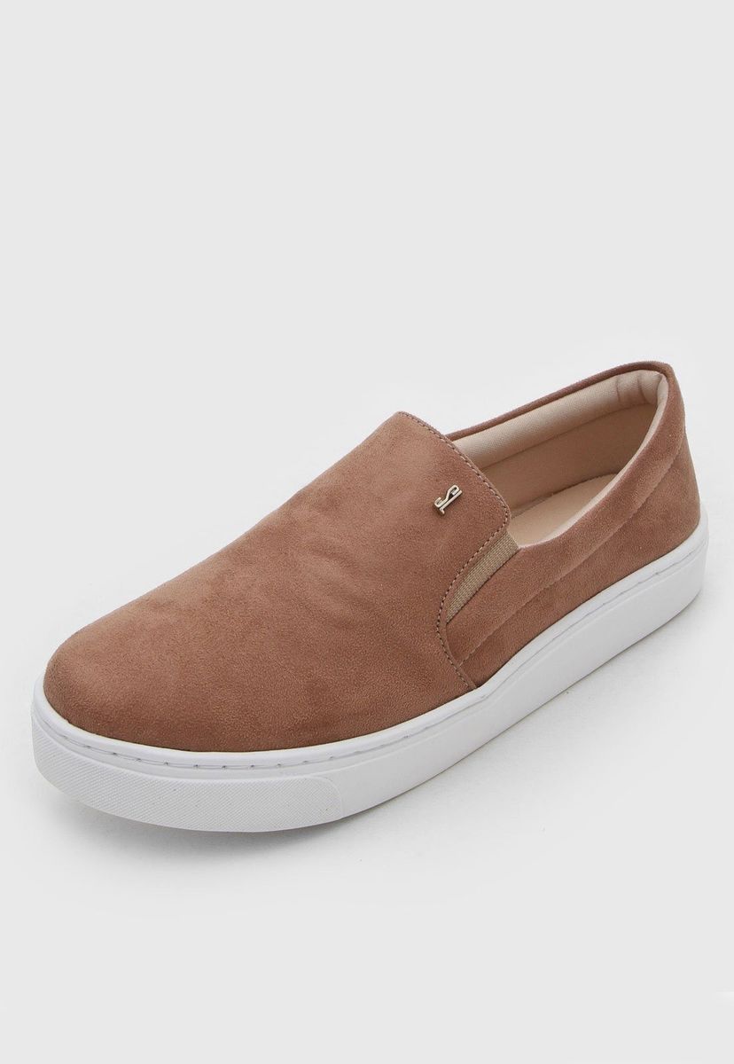 Slip on santa store lolla suede bege