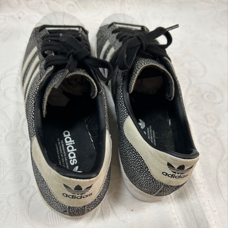 Womens Adidas Adidas Superstar 80s Silver Sneakers Tênis Sneaker