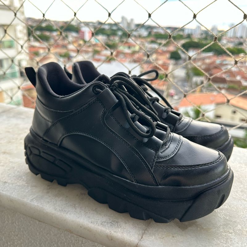 Tênis Sneaker Chunky Preto Tênis Feminino Dubuy Usado 96963292
