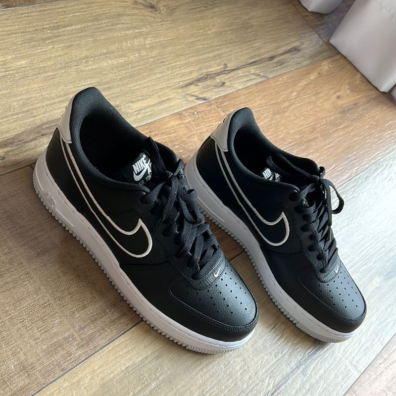 Air force 1 preto hot sale feminino