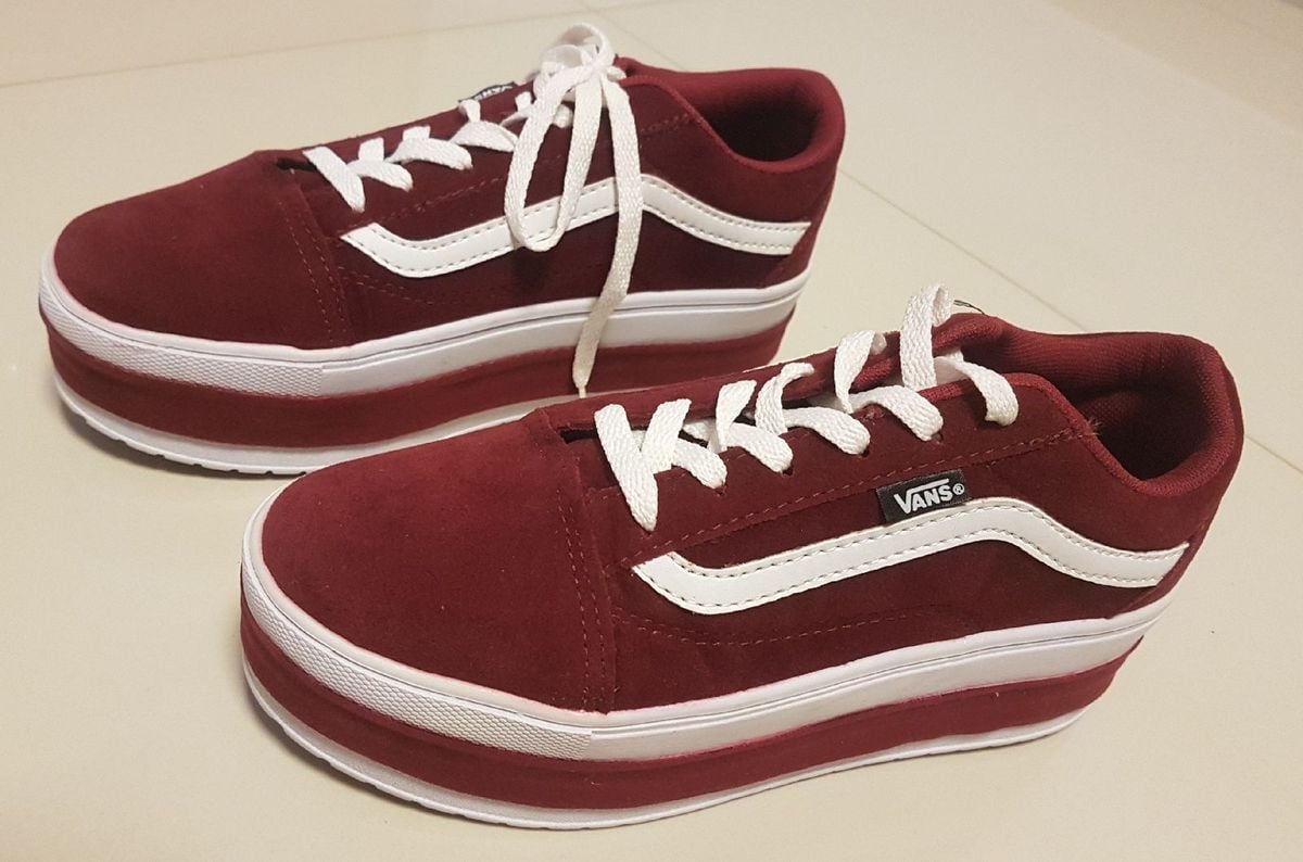 vans feminino sola alta