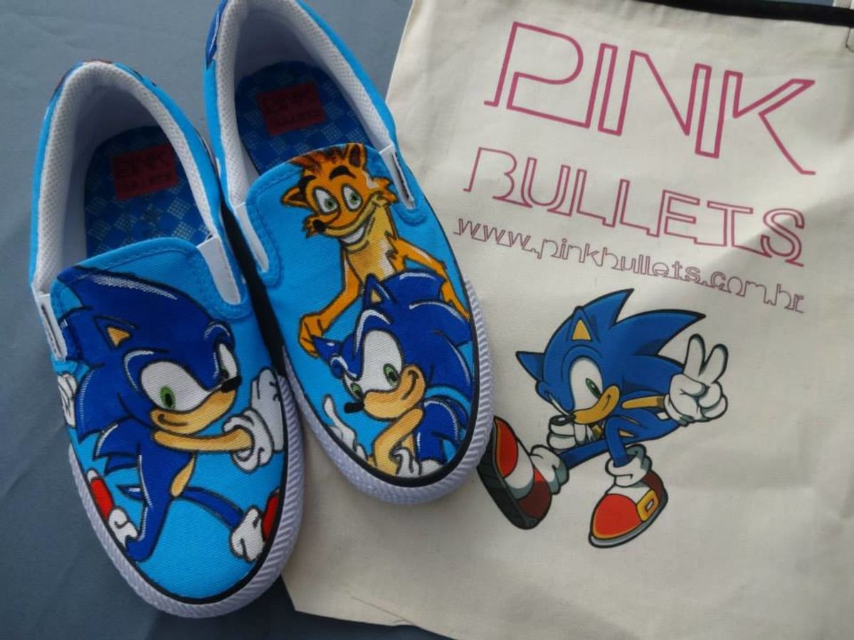 tenis do sonic infantil