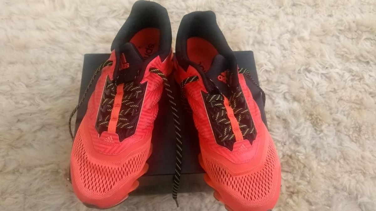 tênis springblade laranja da adidas - tênis adidas