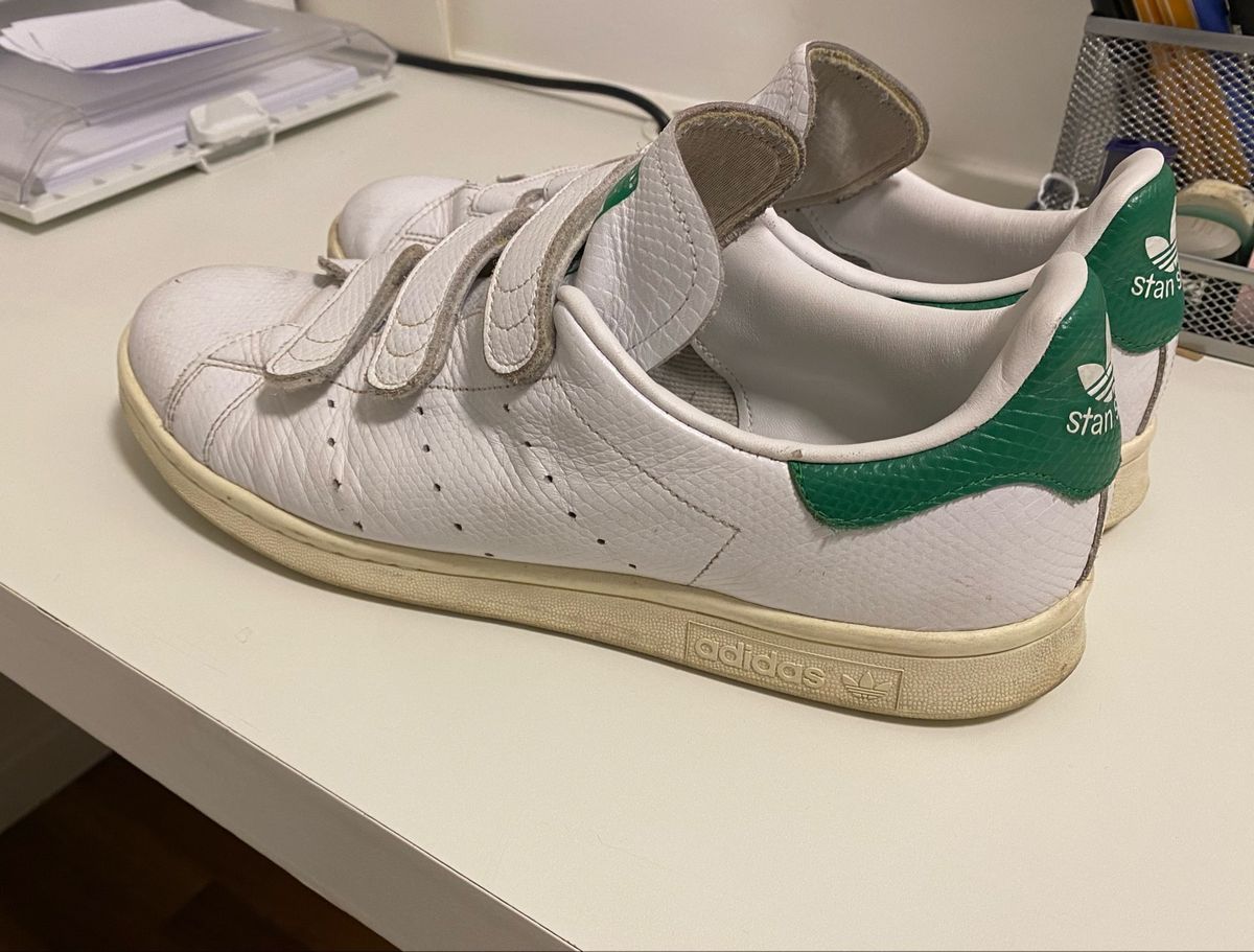 Tênis Stan Smith Velcro Modelo Raro | Tênis Masculino Adidas Usado ...