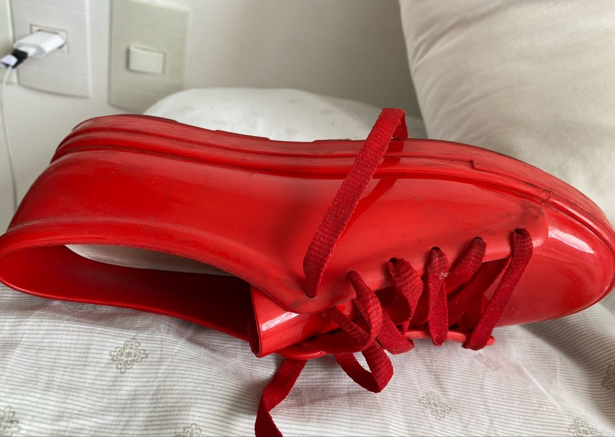 tenis melissa vermelho 2018