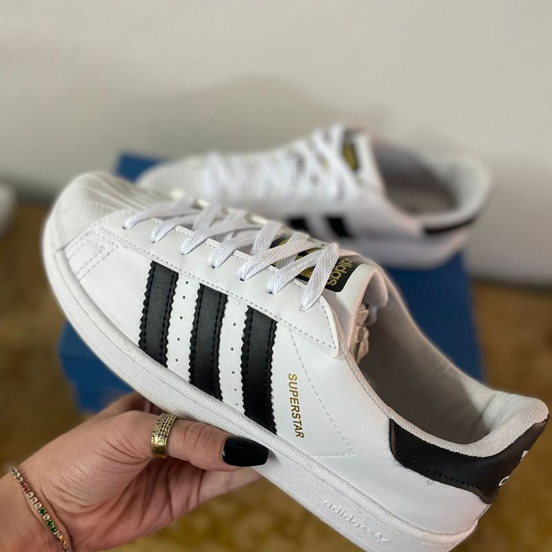 Tenis Super Star Branco Casual Feminino e Masculino Promoção Novo | Tênis  Feminino Adidas Usado 85376017 | enjoei