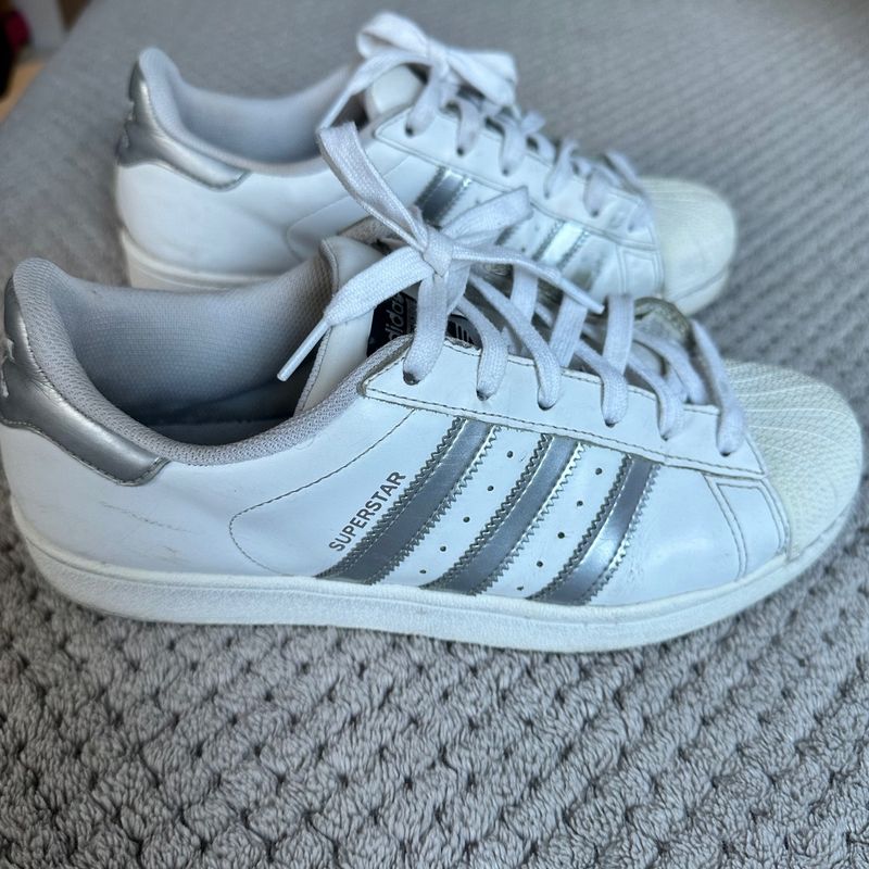 Adidas star hot sale branco