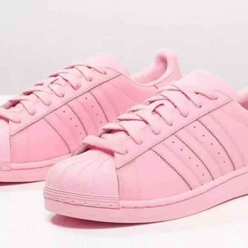 Adidas star hot sale rosa