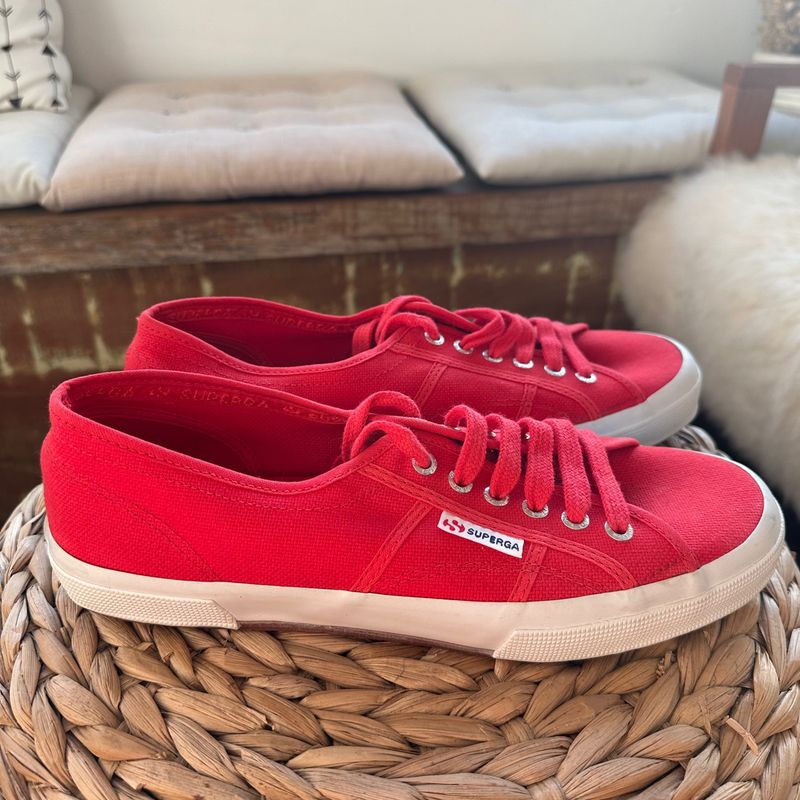 Tenis superga hot sale vermelho