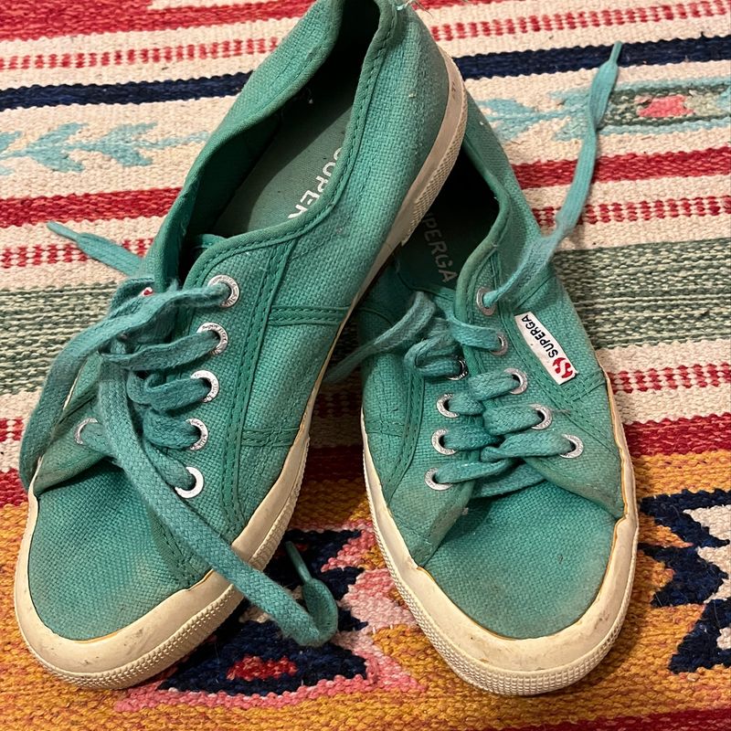 Superga verde outlet