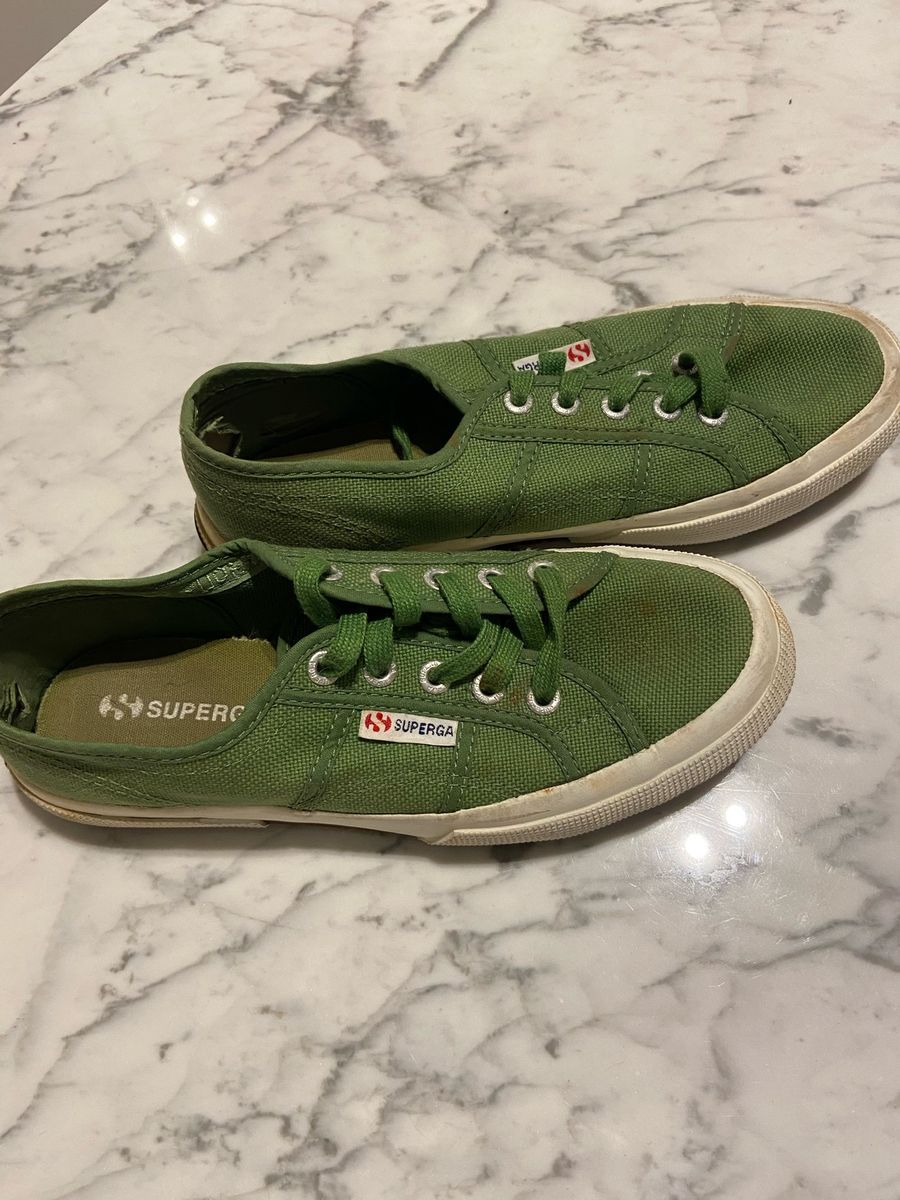 Tenis Superga Verde Superga Usado 107343622 enjoei