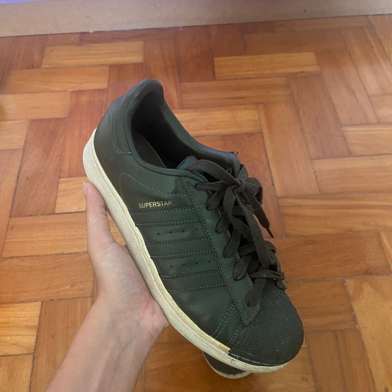 Adidas verde 2024 militar superstar