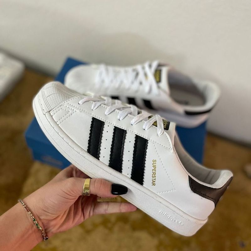 Tenis Adidas Superstar Branco Casual Feminino e Masculino Unisex